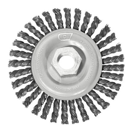 Century Drill & Tool Century Drill 76041 Angle Grinder Wire Wheel 4" Dia. Steel Stringer Bead 76041